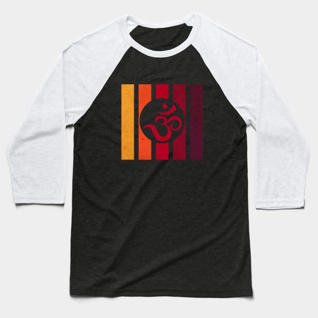 Spiritual Om Colorama Baseball T-Shirt by CTShirts